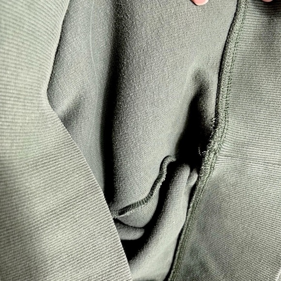 Eddie Bauer Quarter Button Pullover Casual Sweater, Moss Green, Size Large - Picture 9 of 12